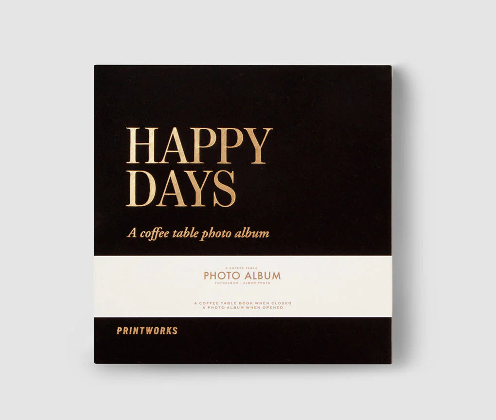 Photo album - Happy Days, black