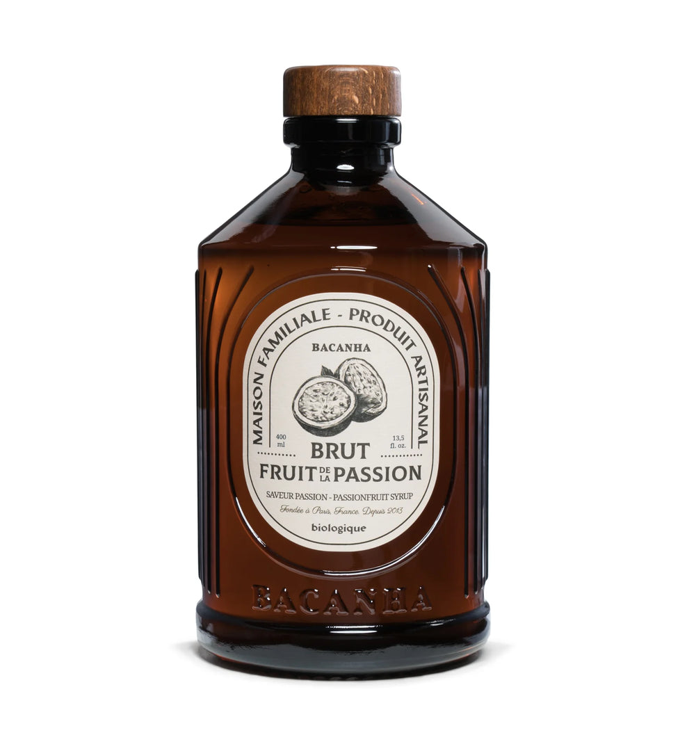 Organic Passion fruit Syrup | Bacanha bio surovi sirup | Kjut Butik